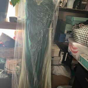 Green prom dress